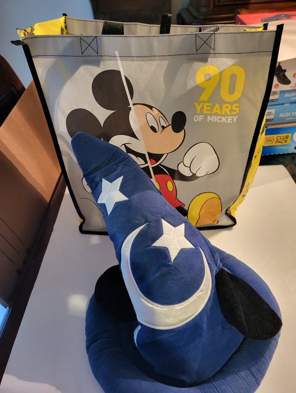 90 Years Of Mickey Tote & Wizard Hat DISNEY MICKEY MOUSE